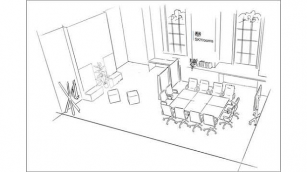 An artists impression of a new room as described in the blog