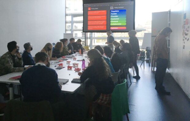 Image show Policy Lab's co-design workshop at the Victoria and Albert Museum in Dundee for the Design Council’s Design for Planet conference